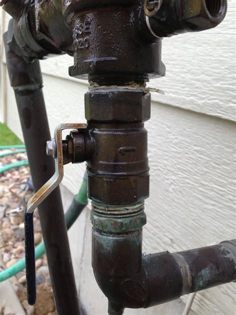 why is my sprinkler leaking when off|Wet Sopts or slow leakage out of sprinklers when system is off